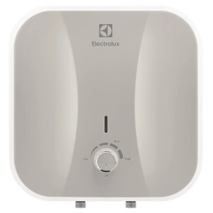 Electrolux elektromos vízmelegítő, szögletes, szürke, vezérlőtárcsával.