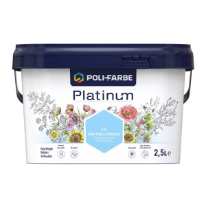 Poli - Farbe Platinum beltéri falfesték K 40 Kék szellőrózsa matt 2,5 l