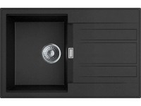 Miló beépíthető gránit mosogató Piatto 78 grafitszürke Miló beépíthető gránit mosogató Piatto 78 grafitszürke