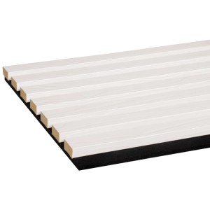 Decowall akusztik falpanel erezett fehér 260x30x1,7 cm (2 db) 1,56 m2