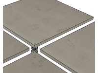 Fugakereszt 15 mm Kőszürke