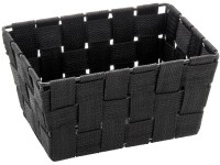 Wenko Adria Mini tárolókosár fekete négyszögletes Wenko Adria Mini tárolókosár fekete négyszögletes