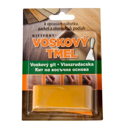 Kittfort Viaszrúd szett kőrisfa színben viaszrúd és spatulya és filc