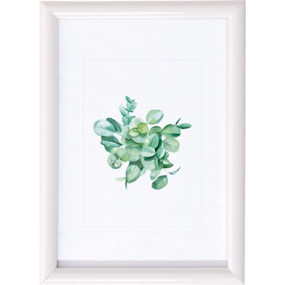 OBI műanyag keret 10 cm x 15 cm fehér