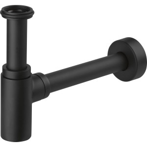 Fekete matt baliv DS-3420 design szifon mosdókagylókhoz.
