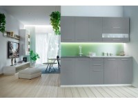 Como konyhabútor 200 cm szürke Como konyhabútor 200 cm szürke