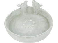 Madáritató 10 cm x 25 cm x 25 cm cementszürke Madáritató 10 cm x 25 cm x 25 cm cementszürke