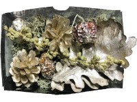 Szárított növények dekormix natúr-platina