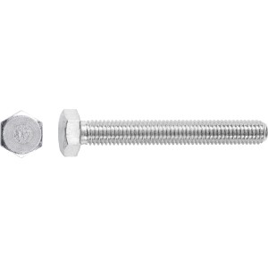 M8 x 60 mm-es gépi csavar, acél, teljes menet, 50 darabos