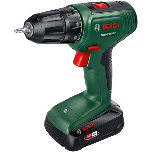 Bosch EasyDrill 18V-38 akkus fúró-csavarozó akkumulátorral és töltővel, zöld/fekete.