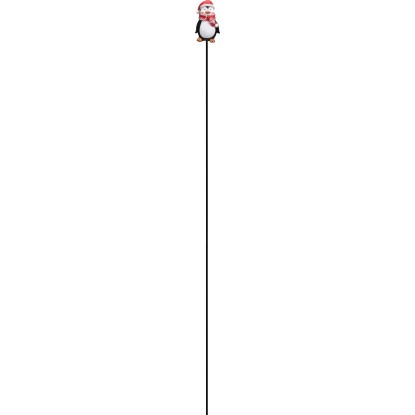 Leszúrható fém kerti dekoráció pingvin 96 cm x 5 cm x 6,5 cm