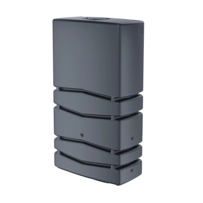 Waterform Aqua Tower esővízgyűjtő tartály, 350 l, antracit. Szögletes tartály kertbe és kültérre.
