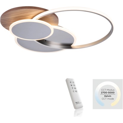 Paul Neuhaus Palma LED-es mennyezeti lámpa Fadekor 65 cm x 62,5 cm