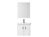 ZETA 60 fürdőszobai bútorszett PVC fehér ZETA 60 fürdőszobai bútorszett PVC fehér