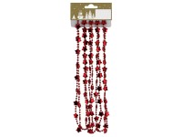 Csillaggirland műanyag piros 270 cm