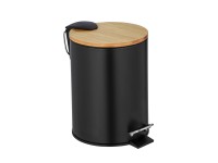 WENKO Tortona pedálos szemetes Easy-Close leeresztő automatikával fekete matt WENKO Tortona pedálos szemetes Easy-Close leeresztő automatikával fekete matt