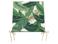 Doppler ülőpárna cipzáras zöld levelekkel 45 cm x 44 cm x 3 cm