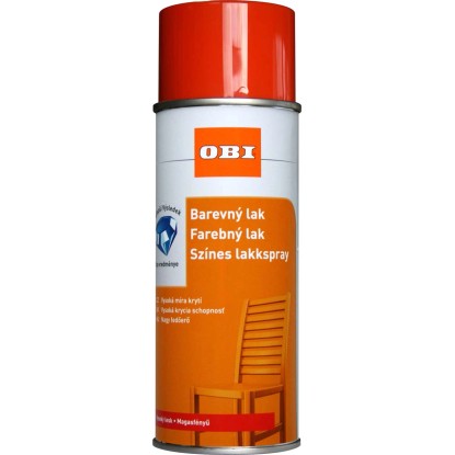 OBI lakkspray színes magasfényű narancs 400 ml