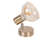 Rábalux Holly fali spotlámpa 13 cm antik arany - borostyán