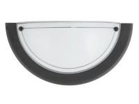 Rábalux Ufo fali lámpa férkör 31 cm fekete - fehér