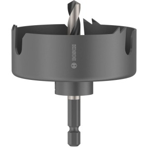 Bosch Wood and Drywall lyukfűrész, Ø 68 mm, fúróval és hatszögletű szárral fához és gipszkartonhoz.