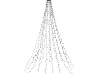 LED - es karácsonyfa fényháló 512 db meleg-/hidegfehér LED bel - és kültérre LED - es karácsonyfa fényháló 512 db meleg-/hidegfehér LED bel - és kültérre