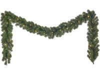 Tramso műfenyő girland 270 cm 25 LED meleg - / hidegfehér beltéri és kültéri
