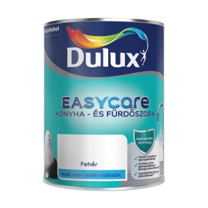 Dulux Easycare fehér falfesték konyhába és fürdőszobába, matt latex beltéri festék.
