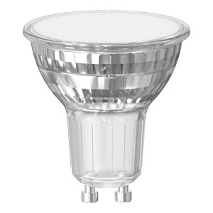 Osram GU10 LED izzó, PAR16 reflektor, 5,6W, meleg fehér, beltéri használatra.