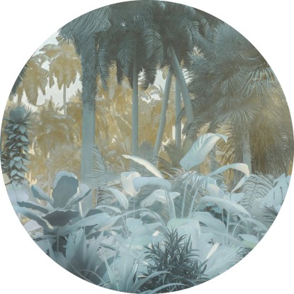 Komar nemszőtt fotótapéta Exotic Jungle öntapadó 125 cm átmérő