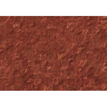 Komar vlies fotótapéta Red Slate Tiles 400 cm x 280 cm