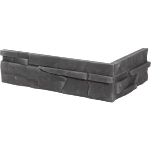 Stegu Madera Graphite burkolólap sarok betonból, beltéri és kültéri használatra.