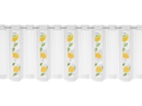 Függöny jacquard vitrázs citrom mintával 45 cm magas méteráru Függöny jacquard vitrázs citrom mintával 45 cm magas méteráru