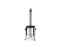 Perfect Home Inox parti üstház 42 cm + kémény + könyök + kalap