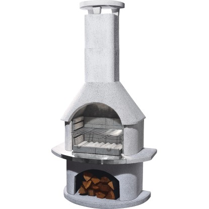 Buschbeck Kreta II kerti grillezőkemence fehér