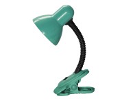 Rábalux Dennis asztali lámpa 34 cm zöld - fekete csíptethető Rábalux Dennis asztali lámpa 34 cm zöld - fekete csíptethető