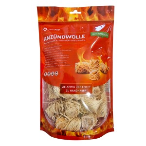Csomag gyújtósgyapot, ideális kandallóhoz és grillezéshez. Természetes, sokoldalú tüzelőanyag.