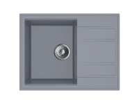 Miló beépíthető mosogató Luxuria 65 gránit kompozit szürke Miló beépíthető mosogató Luxuria 65 gránit kompozit szürke
