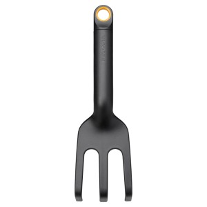 Fiskars Solid virág gereblye, 8,2x27,4 cm, a talaj lazításához és a gyomok eltávolításához.