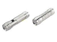 LUX LED-es zseblámpakészlet 2 db lézerfunkcióval ezüst LUX LED-es zseblámpakészlet 2 db lézerfunkcióval ezüst