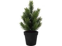 Mini műfenyő cserépben 11 cm átmérő x 25 cm Mini műfenyő cserépben 11 cm átmérő x 25 cm