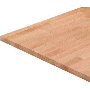 Tömör bükk munkalap, 240 cm. Fa lap természetes erezettel konyhába vagy műhelybe.