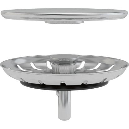 Prevex excentrikus dugó mágneses fedéllel rozsdamentes acél 79 mm átmérő