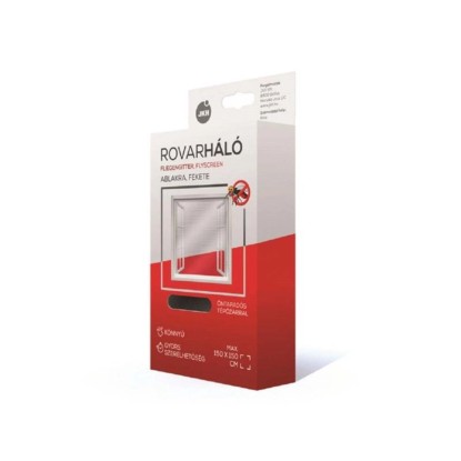 Rovarháló ablakra fekete