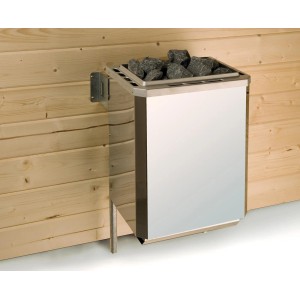 Weka Sauna fűtőberendezés Classic szaunakövekkel a Weka Kaapi 1 szaunaházhoz.