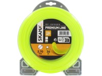 Skana Premium kerek profilú damil 2,7 mm x 36 m sárga