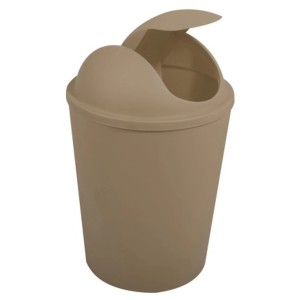 Taupe MSV Ako lengőfedeles szemetes, 5,5 l. Ideális fürdőszobai szemetes.