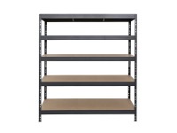 AR Shelving Rivet polcállvány 180x150x60 cm 5 polc antracit FSC® AR Shelving Rivet polcállvány 180x150x60 cm 5 polc antracit FSC®