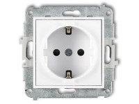 MINI egyes dugalj keret nélkül fehér