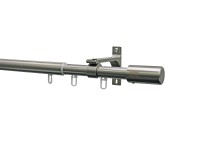 Schöner Wohnen Mona függönyrúd-szett 19 / 22 mm átmérő nemesacél hatású